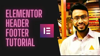 Elementor header footer tutorial Bangla | Elementor Header & Footer Template