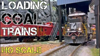 Operational Flood Loader in HO Scale - LIVE COAL LOADS