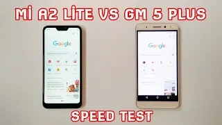 Mi a2 lite vs gm 5 plus speed test