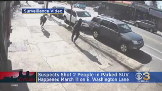 Surveillance Video: 2 Suspects Wanted In Philadelphia For Shooting 2 People In Parked SUV