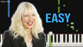Sia - Chandelier | EASY Piano Tutorial by Pianella Piano