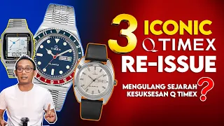 3 ICONIC Q TIMEX RE-ISSUE❗️❗️In Review Of Q Timex 1978 Re-Issue, 1979 Re-Issue & LCA Re-Issue❗️