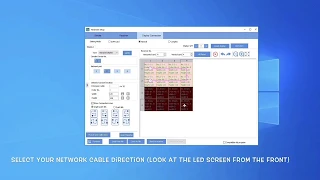 How to make display connection by LEDSet