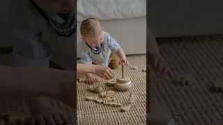 Cute Baby Playing Wooden Toys 💖 ||