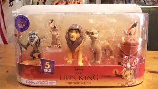 Kitwana's Toys #96: 2019 Just Play Disney The Lion King 5 pcs Collectible Figures Set Unboxing