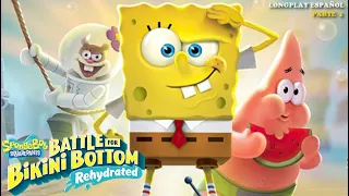 BOB ESPONJA Battle for Bikini Bottom Rehydrated Juego en ESPAÑOL - Longplay PARTE 1