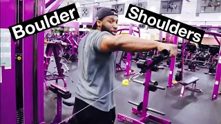 BEST Shoulder Workout For Mass At Planet Fitness