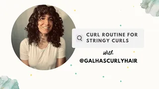 WAVY CURLY HAIR ROUTINE (~2C) & how to fix stringy hair!!