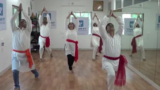 Yoga and Surya Namaskar on Gajanana song