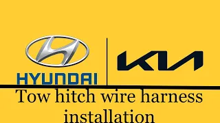 2023 Kia sportage tow hitch wiring instal