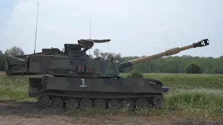 M109A6 Paladin • Self-Propelled Howitzer Live Fire • Exercise Northern Strike 21