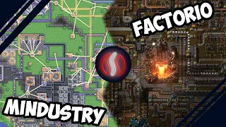 Индустриальное Duo! I Mindustry и Factorio I Обзор #13