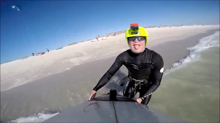 Wave Kitesurfing Dolphin Beach Cape Town South Afrika 2018. 3 camera setup
