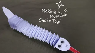 How To Make Easy Paper Snake | Moving paper snake | Moving paper toys | Amazing Paper Snake