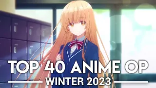 My Top 40 Anime Openings - Winter 2023