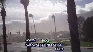 Palm Springs Intense Desert Wind Storm 2012 Record Breaking Winds