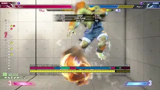 SF6 Blanka 60% stylish combo/overhead set up