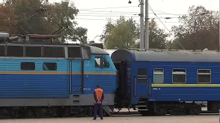 Поезд №46 Ужгород - Лисичанск по станции Конотоп