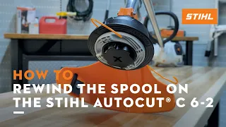 How to Rewind the Spool on the STIHL AutoCut® C 6-2 | STIHL Tutorial