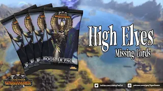 High Elves: Missing Characters [Total War: Warhammer 3] [Immortal Empires]