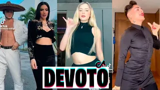 TikTokers Bailan DEVOTO - KIM LOAIZA | Devoto tiktok | cuando me veas atraves del vaso tiktok