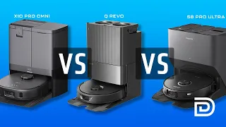 Ultimate Robot Vacuum Showdown: eufy X10 Pro Omni vs Roborock Qrevo vs Roborock S8 Pro Ultra