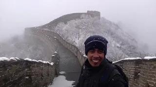 Winter in Great Wall of China