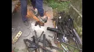 Полицейские Рязани провели уничтожение боеприпасов