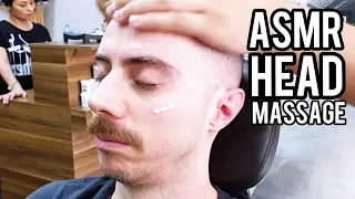 ASMR HEAD MASSAGE FOR SLEEP | ASMR BARBER