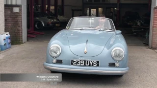 Porsche 356 Specialle. Customer Porsche 356 at Williams Crawford.