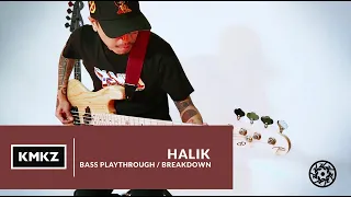 HALIK - KAMIKZEE Bass playthrough & breakdown. (Featuring Jason "Puto" Astete)