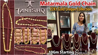 Tanishq UNIQUE Gold Matarmala Designs With Price| Tanishq Light Weight Gold Chain Designs With Price