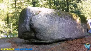 The Trembling Rock of Huelgoat Forest, France