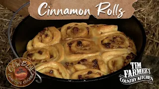 HOMEMADE CINNAMON ROLLS | In the Dutch Oven