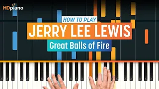 This piano part from Jerry Lee Lewis is 🔥 ("Great Balls of Fire"  Tutorial)