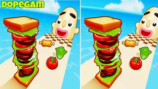 Sandwich Runner A Delicious Adventure |Gameplay Highlights and Fun level 4 #sandwichrunner #gameplay