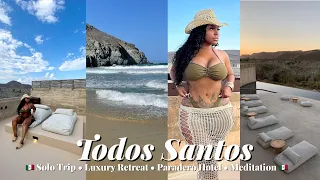 SOLO TRAVEL VLOG | TODOS SANTOS 🇲🇽 • LUXURY RETREAT • NATURE • WELLNESS | Gina Jyneen VLOGS