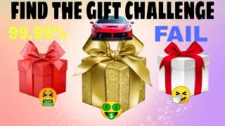 Find The Gift Challenge🎁| 99.99% People fail This Challange ❌ Just 0.1% People Pass This Challange✔️