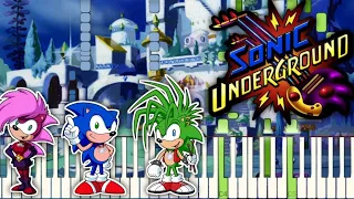 Sonic Underground Intro Theme (Piano Tutorial) | Sonic Underground | Raptor Wader