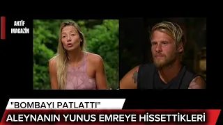 ALEYNANIN YUNUS EMREYE OLAN HİSLERİ /Survivor All Starda Aleyna ve Yunus Emre İlişkisi Patladı