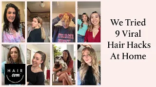 We Tried 9 Viral Hair Hacks At Home | Hair.com