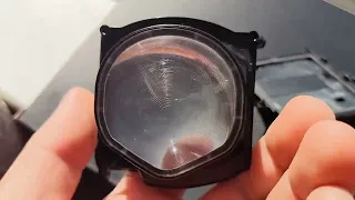 VR Headset lens in sunlight test