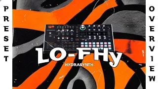 Lo-FHy Hydrasynth - Preset Overview