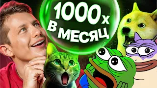 Эти МЕМКОИНЫ Дадут 1000х в 2024 году! Мемкоины Взрывают Рынок! Криптовалюта для начинающих