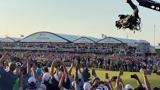 Phil Mickelson's Final Putt - The Crowd Goes Wild