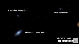 Зіткнення галактик Молочний Шлях та Андромеди.