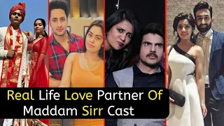 Real Life Love Partner Of Maddam Sirr Serial Cast | Haseena | Karishma | Santosh | TM