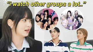 Eunchae giving realistic advice to these 5th gen idols..