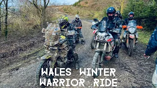 Wales Winter Warrior Ride. Off-road Ktm, Yamaha, Aprilia, Suzuki, Beta, Kove