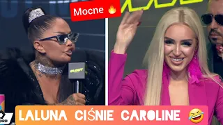 CO ZA WYMIANA ZDAŃ 🤣 LALUNA VS. CAROLINE DERPIENSKI MOCNEEE 🤣🤣 SPIĘCIE NA KONFERENCJI CLOUT MMA 2 😱